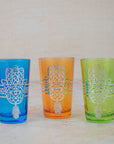 Moroccan Tea Glasses — Hand-Painted Set of