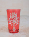 Moroccan Tea Glasses — Hand-Painted Set of