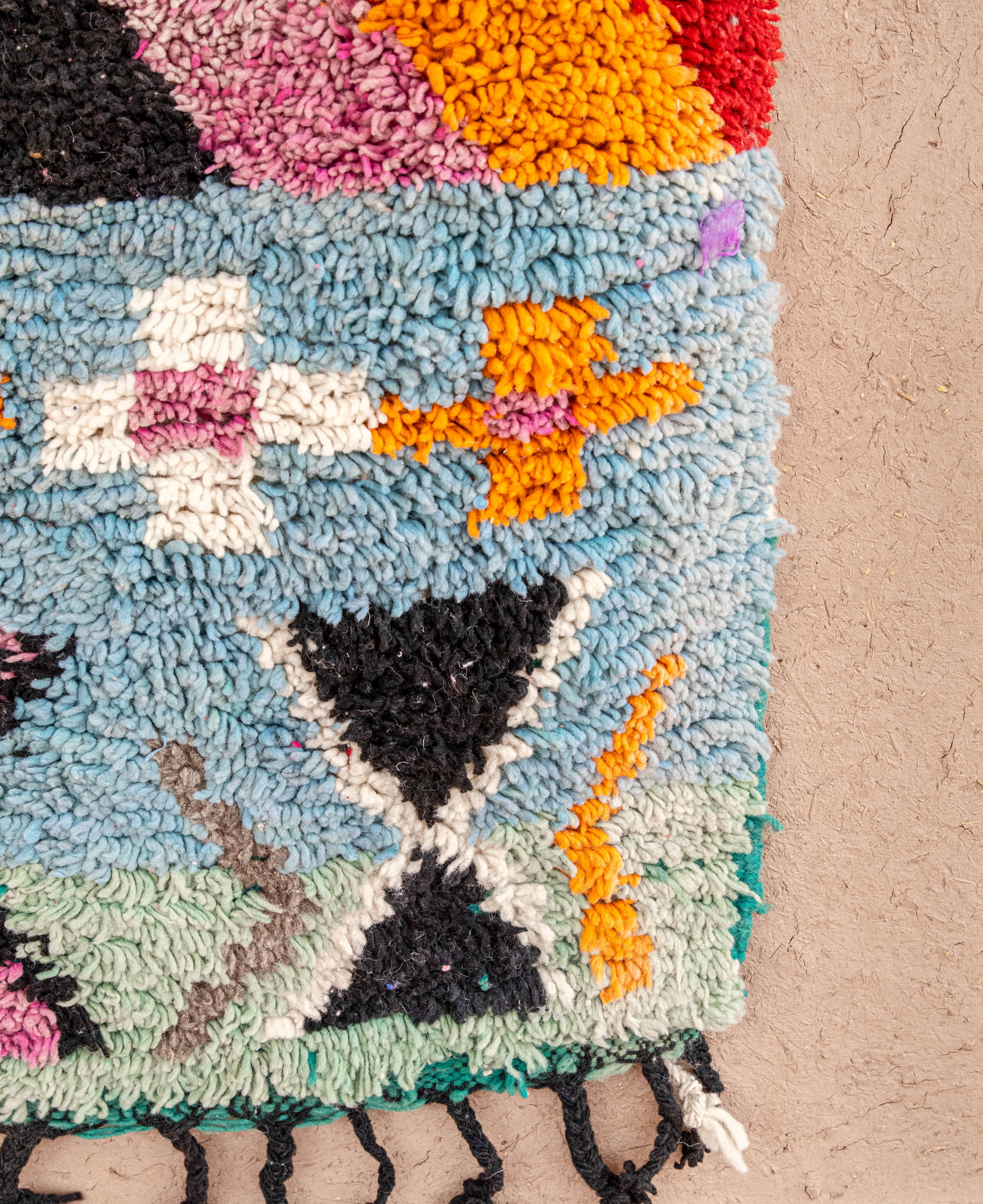 Moroccan Berber Beni Ourain Rug