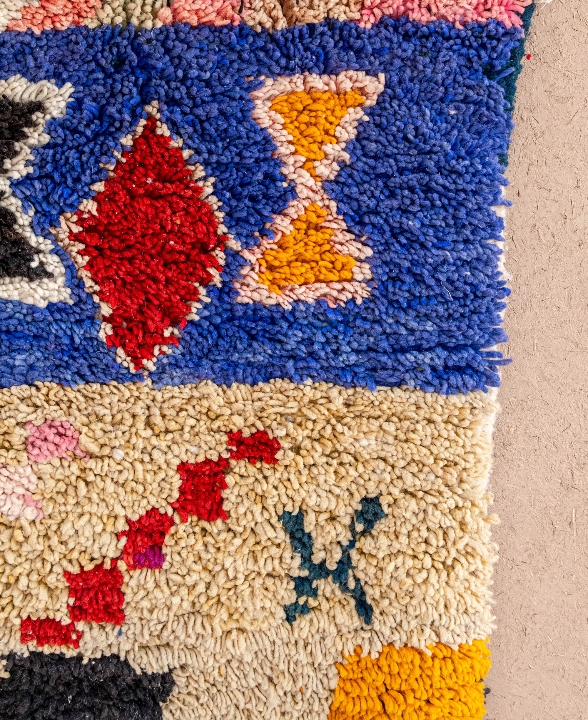 Moroccan Berber Beni Ourain Rug