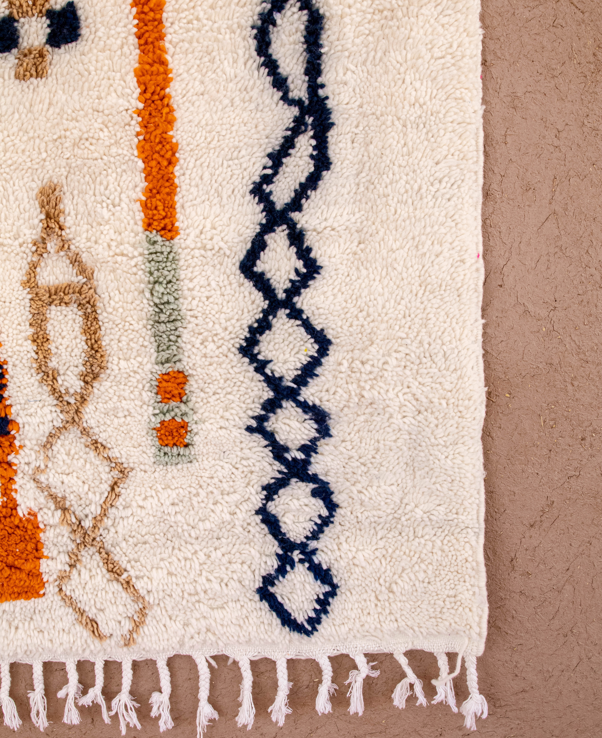 Moroccan Berber Beni Ourain Rug