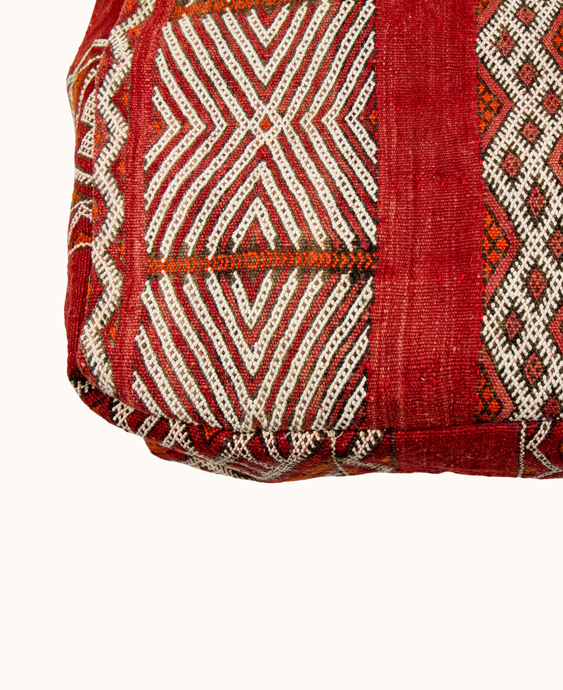 Handmade Moroccan Vintage Floor Cushion Pouf - 02