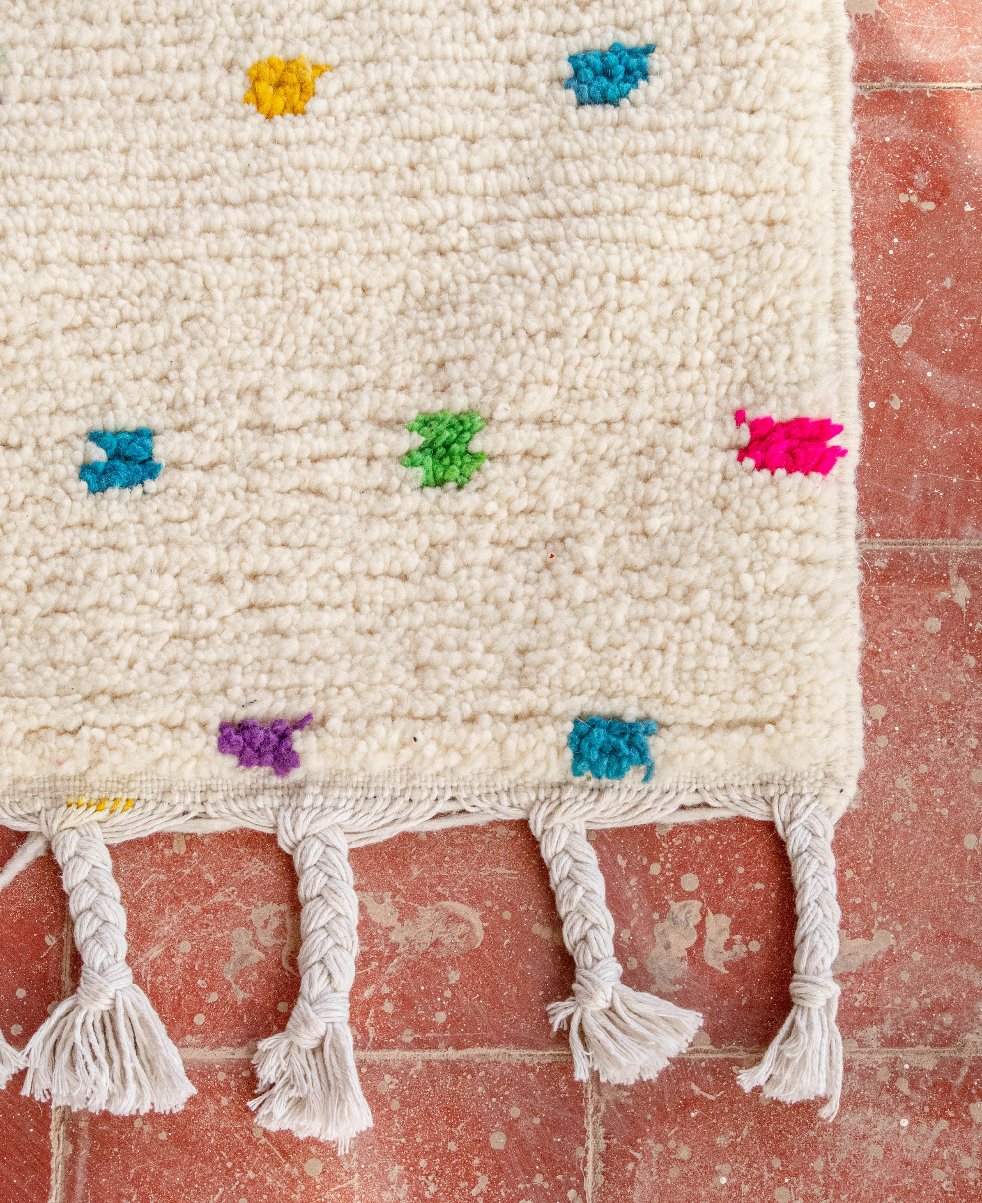 Shag Moroccan Multicolour Rug