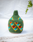Hand-Woven Moroccan Wool Pot - 022