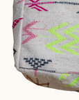 Handmade Moroccan Floor Cushion - Boho Vintage Floor Pouf