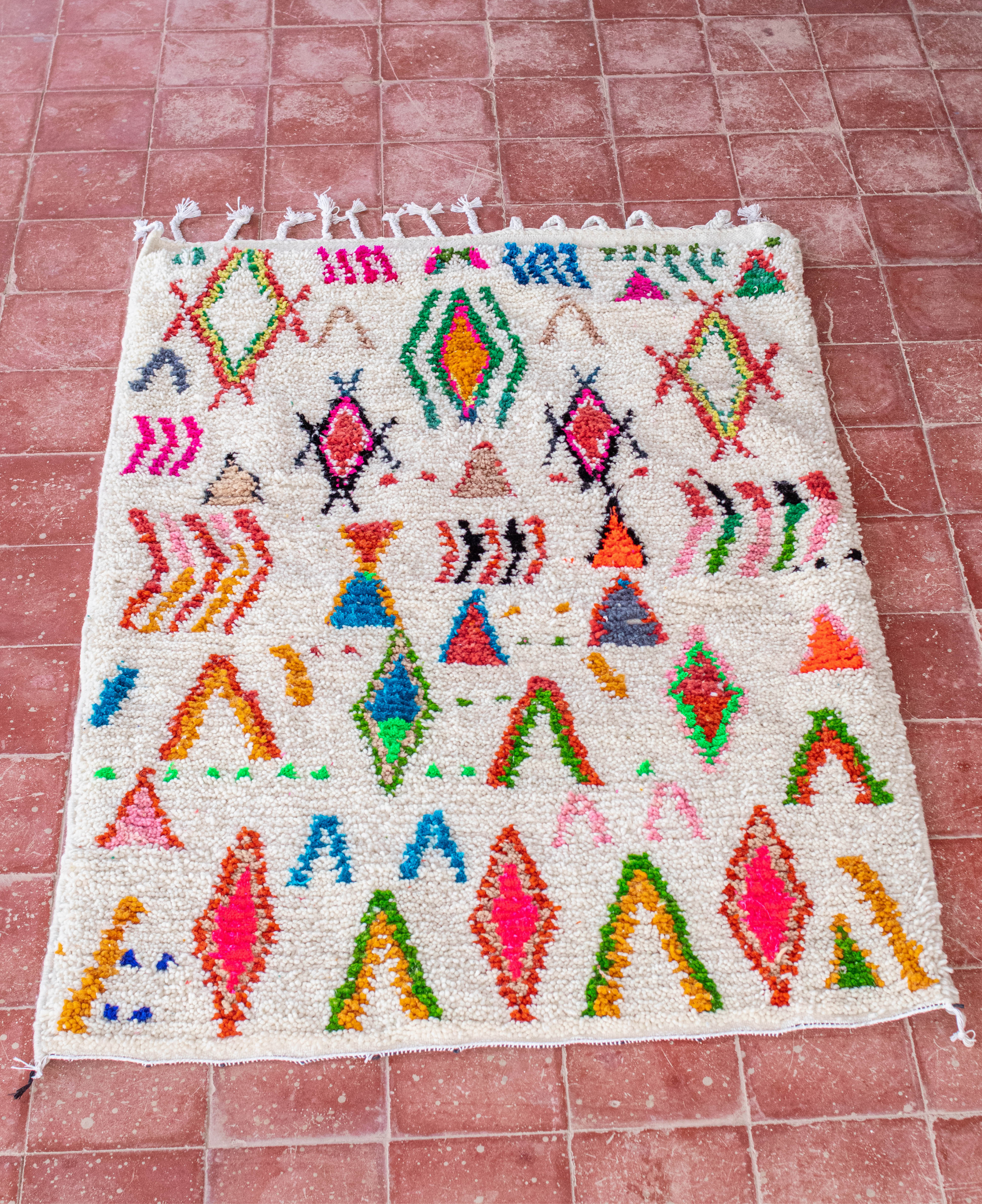 Moroccan Berber Beni Ourain Rug