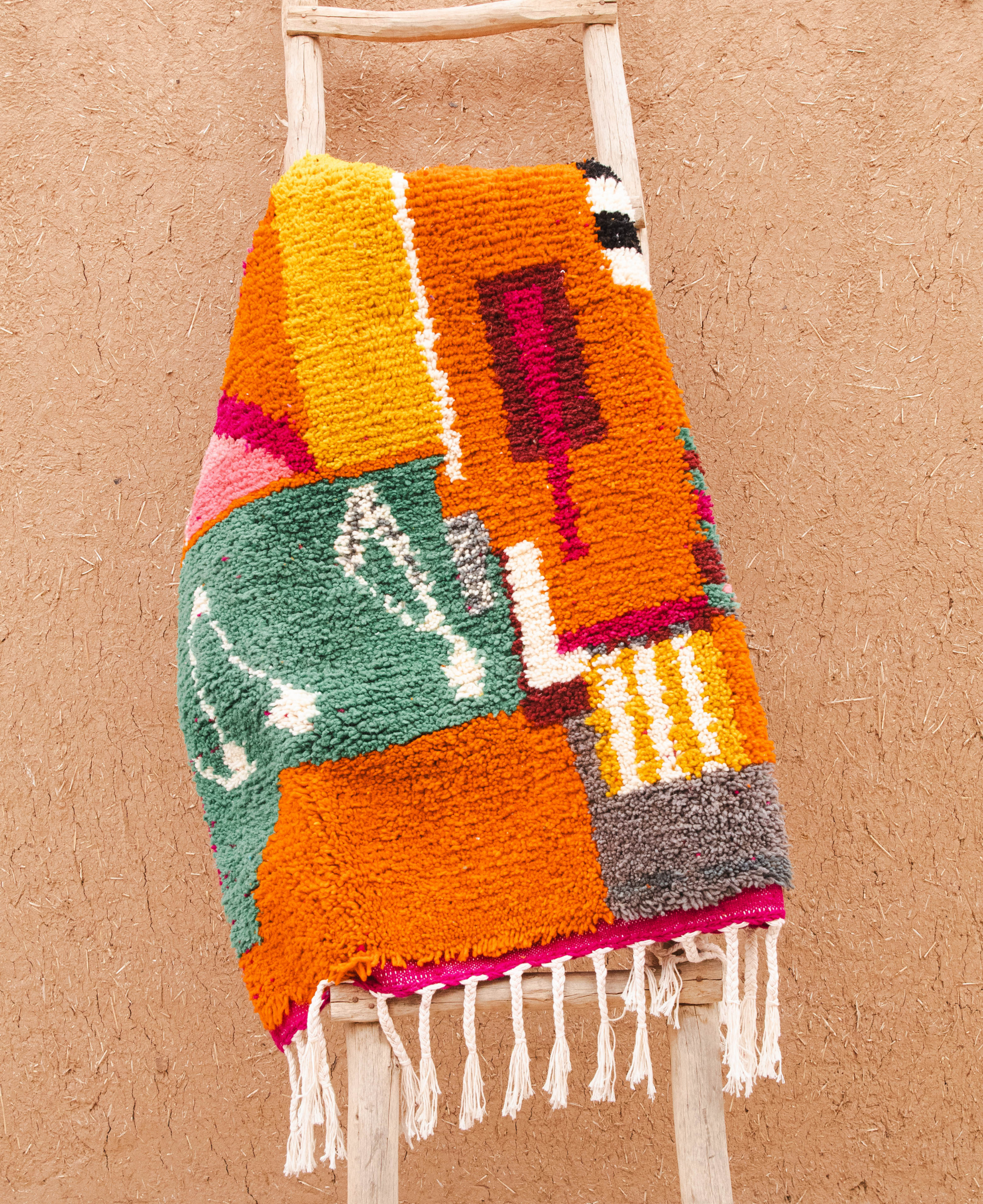 Moroccan Berber Beni Ourain Rug