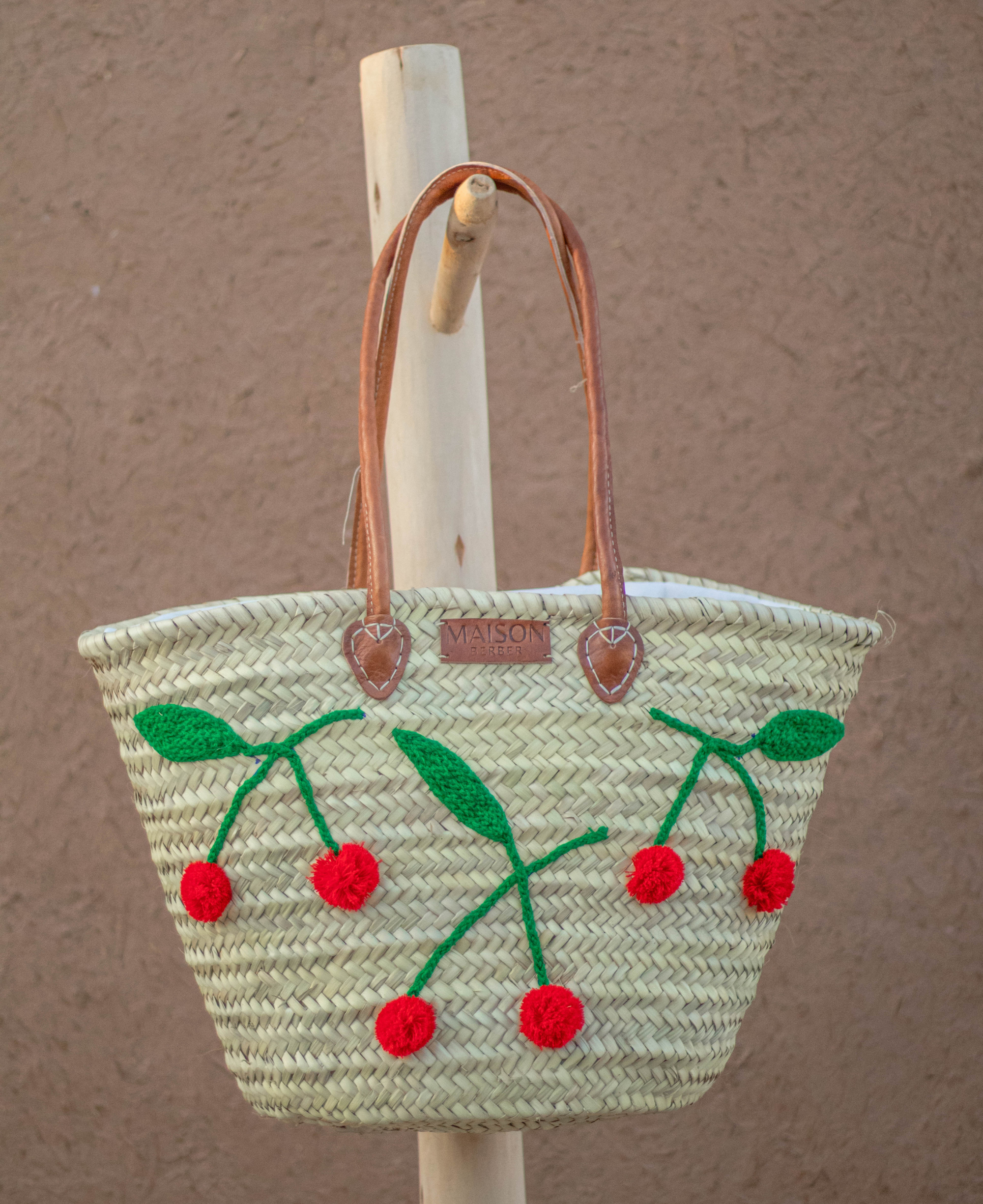 Straw Shopper Baskets