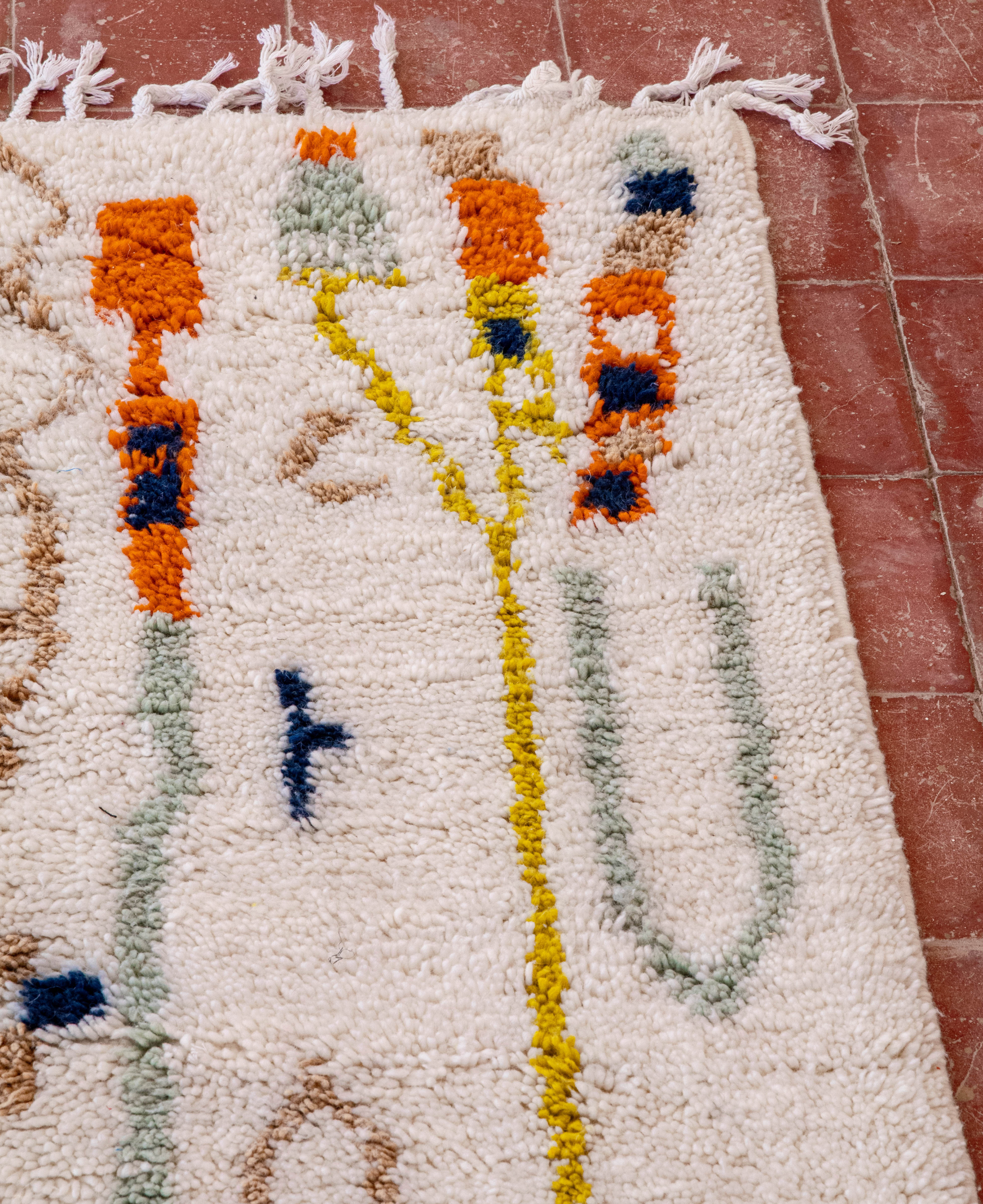 Moroccan Berber Beni Ourain Rug