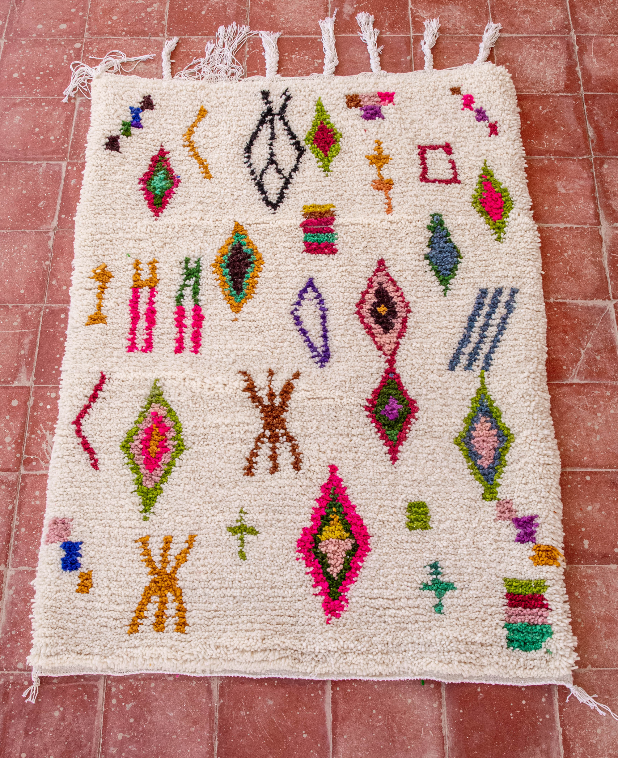 Moroccan Berber Beni Ourain Rug