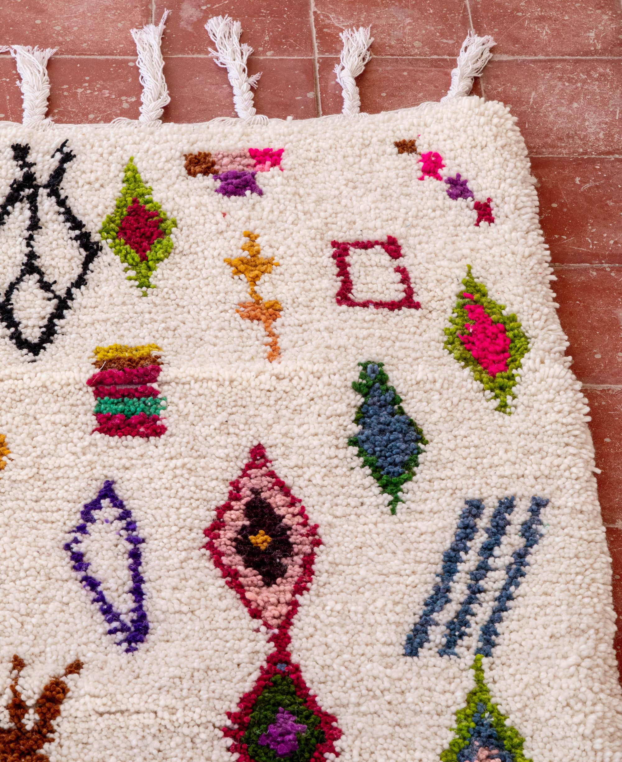 Moroccan Berber Beni Ourain Rug