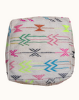 Handmade Moroccan Floor Cushion - Boho Vintage Floor Pouf