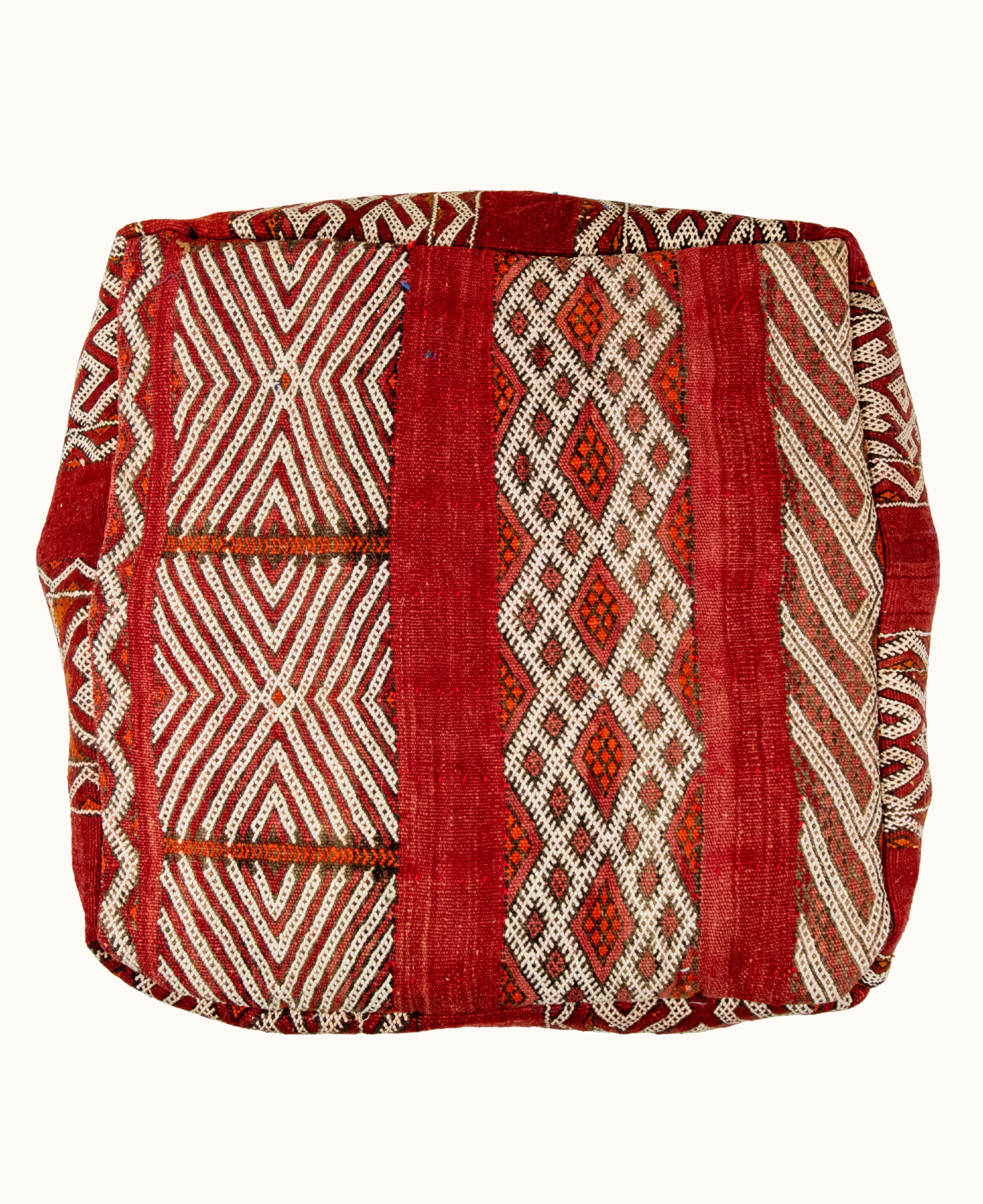Handmade Moroccan Vintage Floor Cushion Pouf - 02
