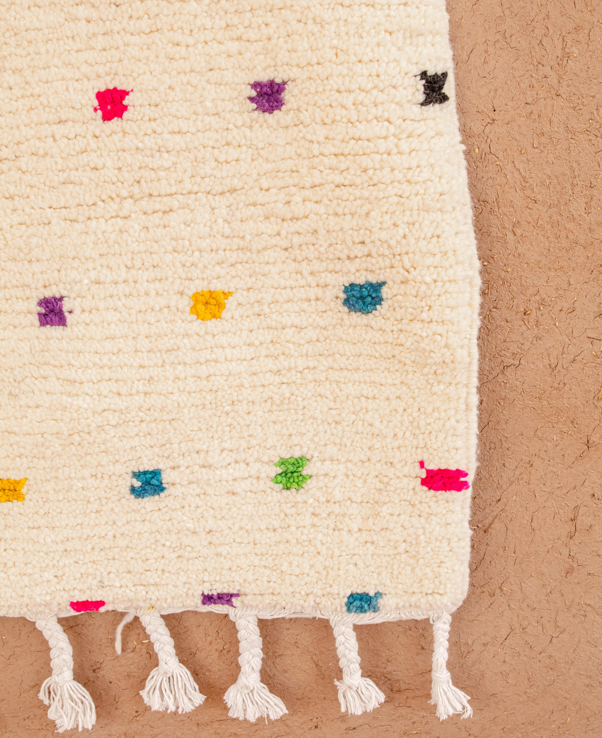 Shag Moroccan Multicolour Rug