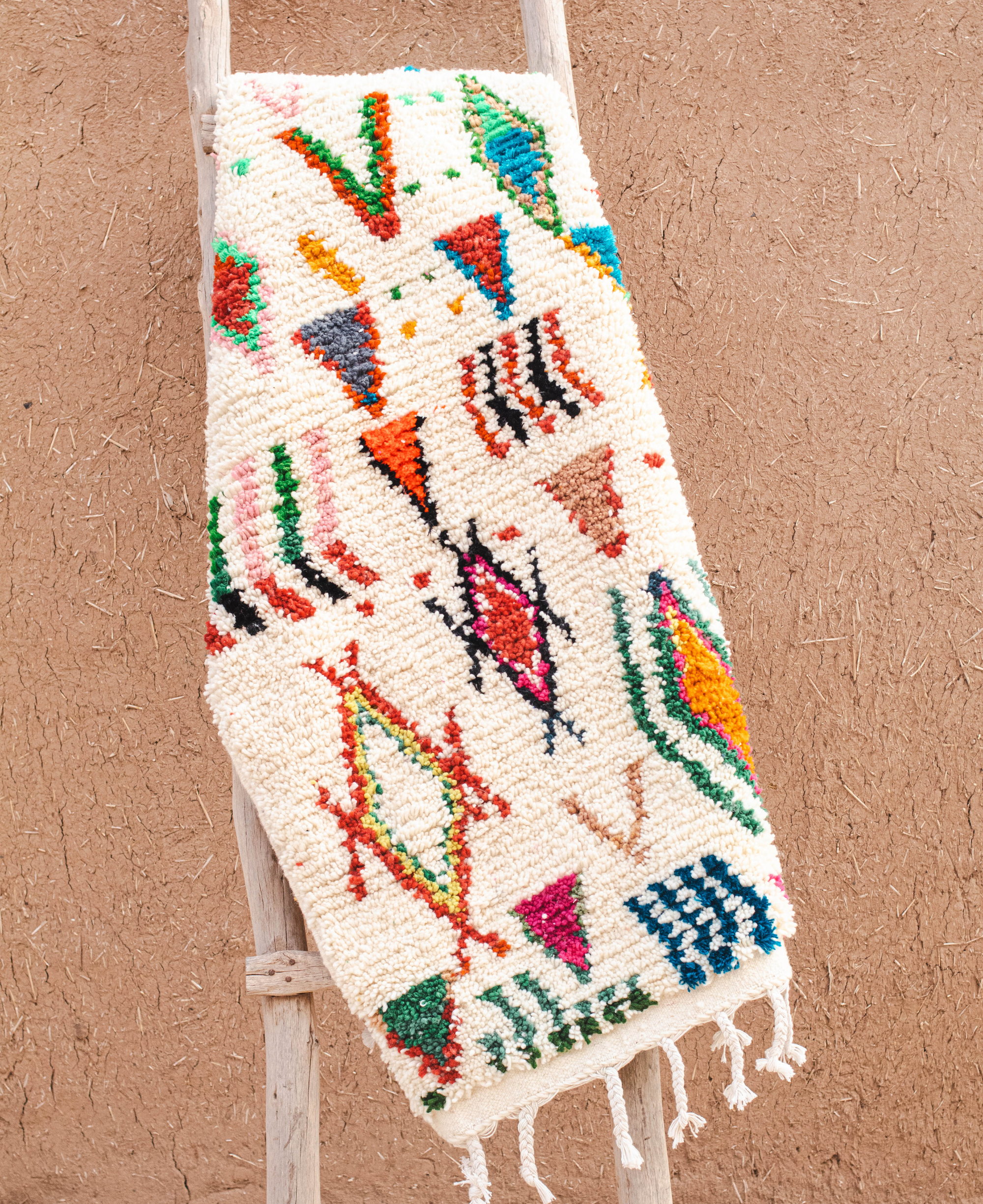 Moroccan Berber Beni Ourain Rug