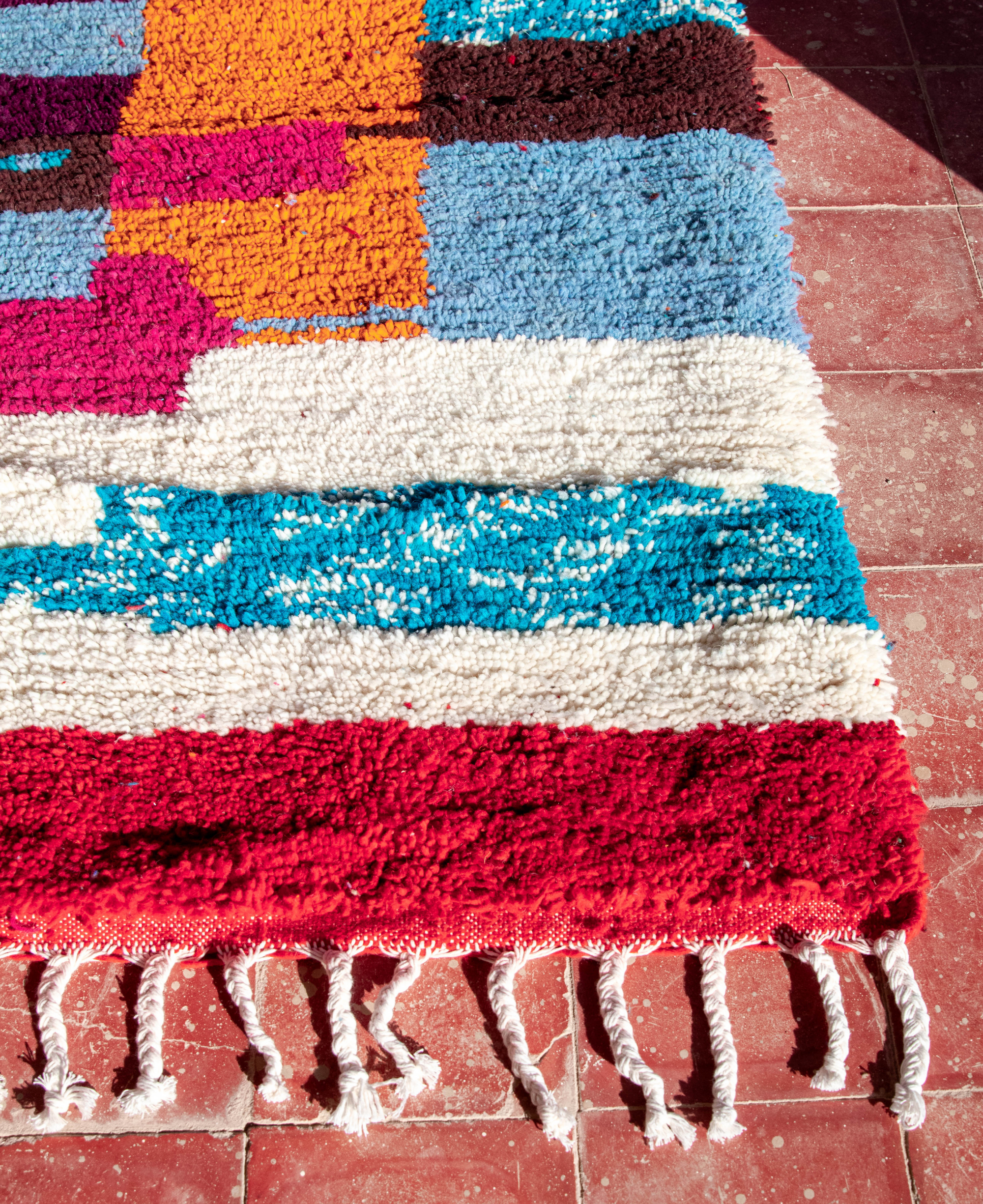 Moroccan Berber Beni Ourain Rug