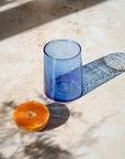 Recycled Moroccan Blue Tumbler/Highball Glass