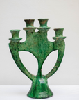 Vintage Tamegroute Handmade Candlestick Holder