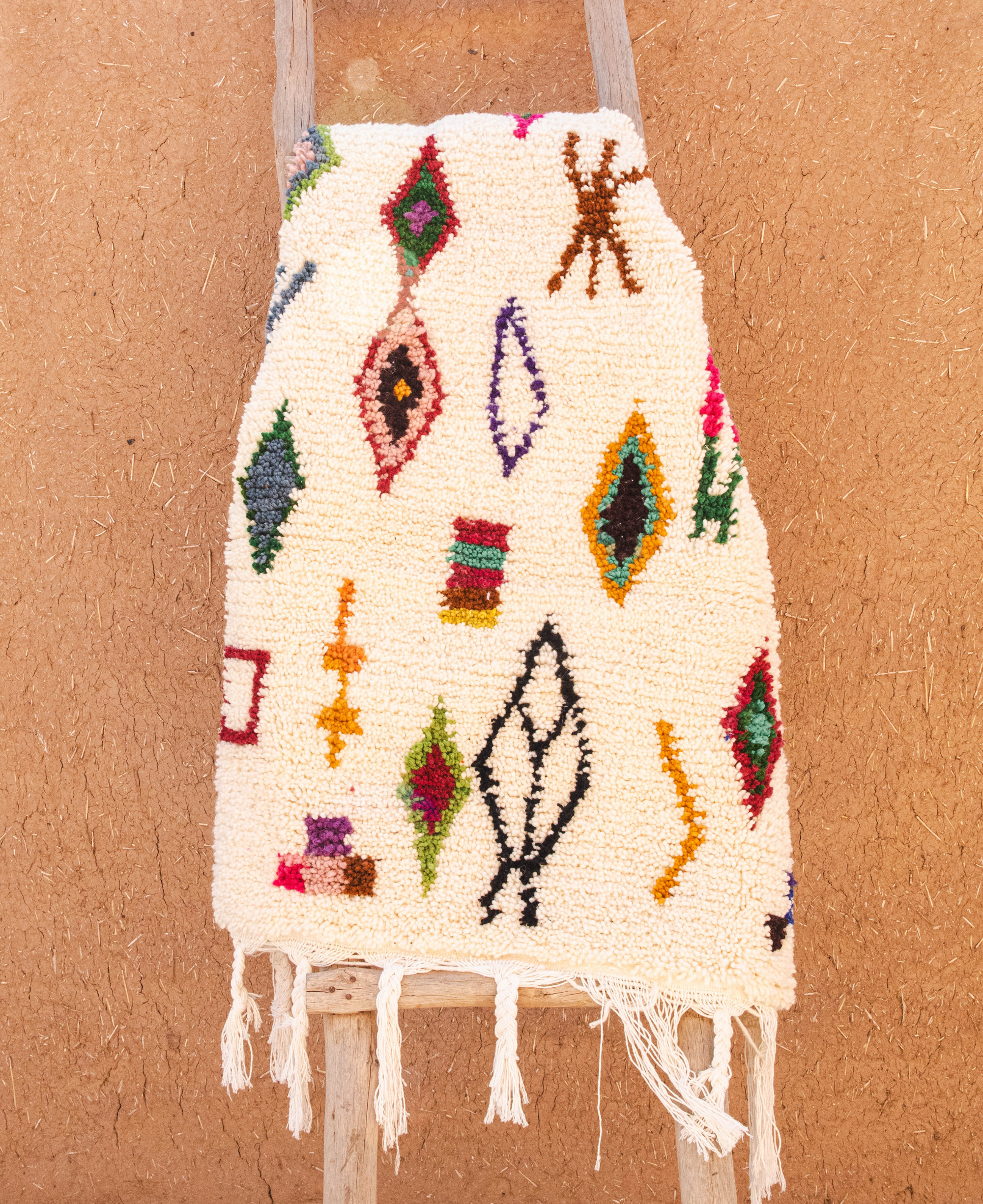Moroccan Berber Beni Ourain Rug