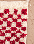 Moroccan Checkered Wool Rug