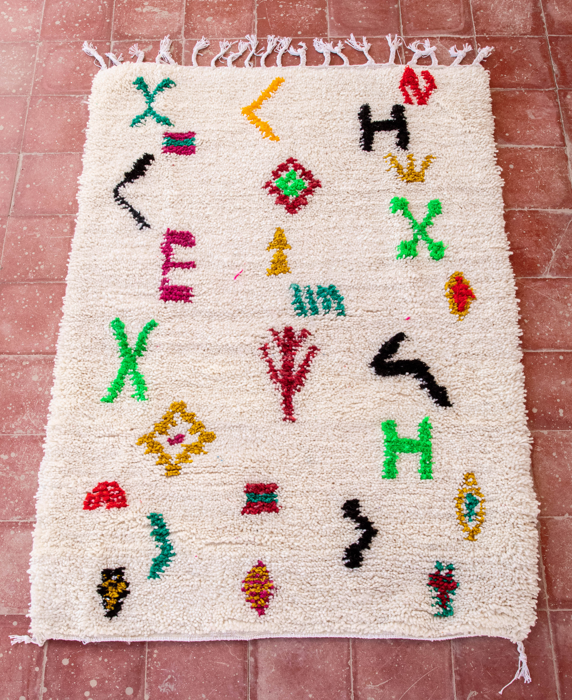 Moroccan Berber Beni Ourain Rug