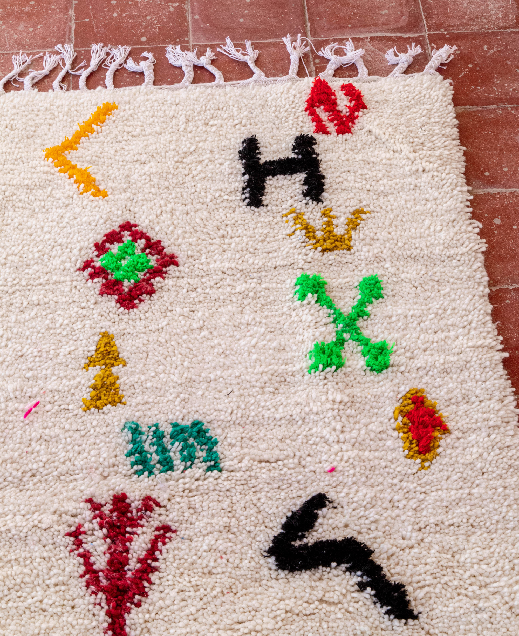 Moroccan Berber Beni Ourain Rug