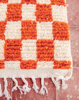 Moroccan Checkered Wool Rug