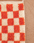 Moroccan Checkered Wool Rug