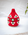 Hand-Woven Moroccan Wool Pot - 023