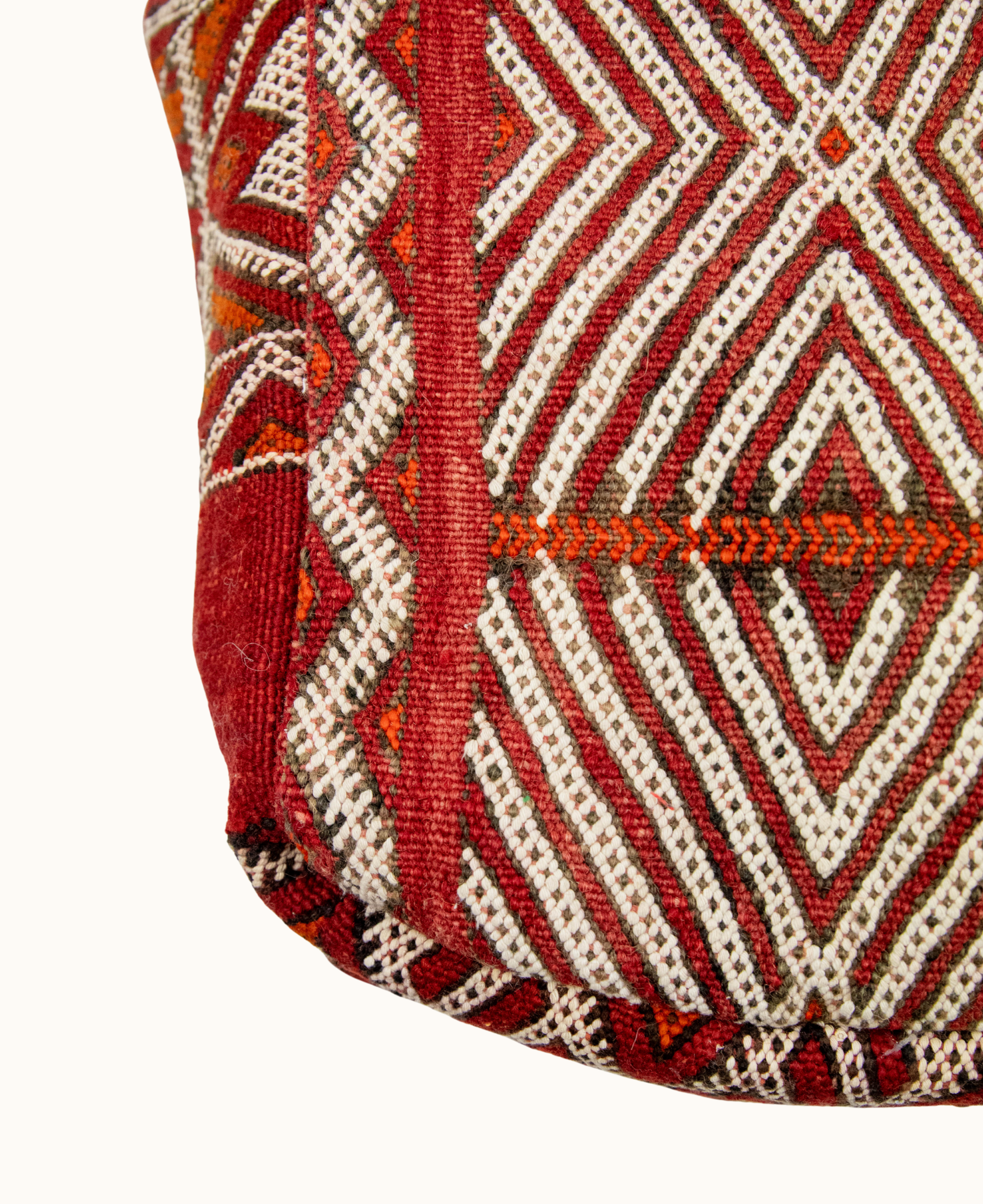 Handmade Moroccan Vintage Floor Cushion Pouf - 02