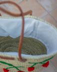 Straw Shopper Baskets