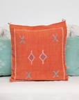 Handmade Moroccan Cactus Silk Cushion Cover 06