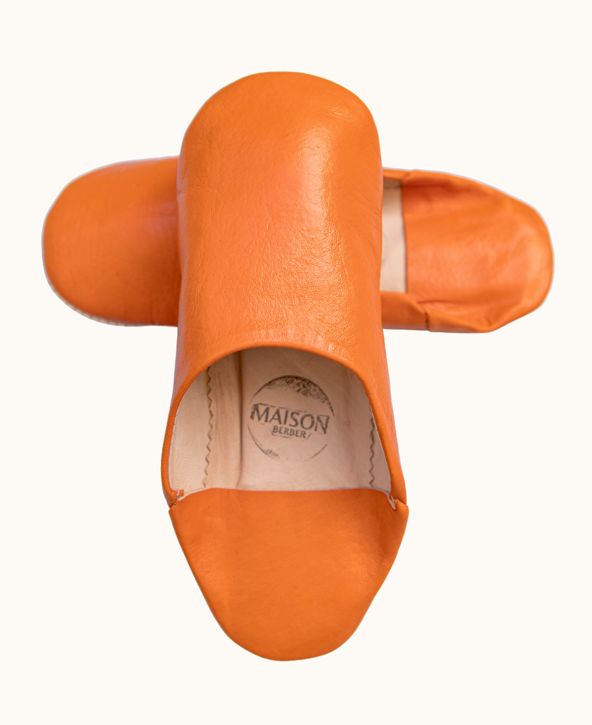 Moroccan Babouche Slippers, Clementine