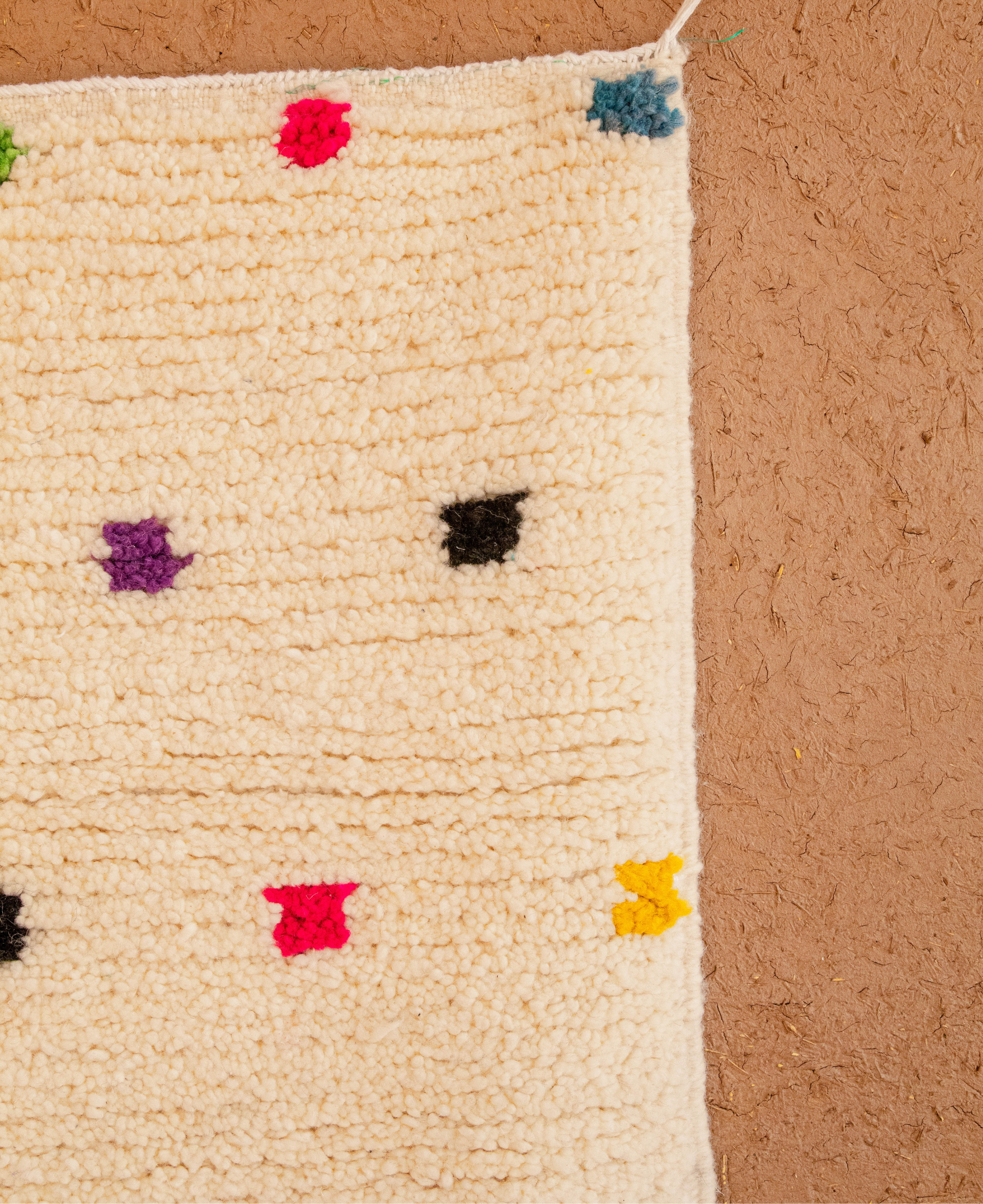 Shag Moroccan Multicolour Rug