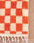 Moroccan Checkered Wool Rug