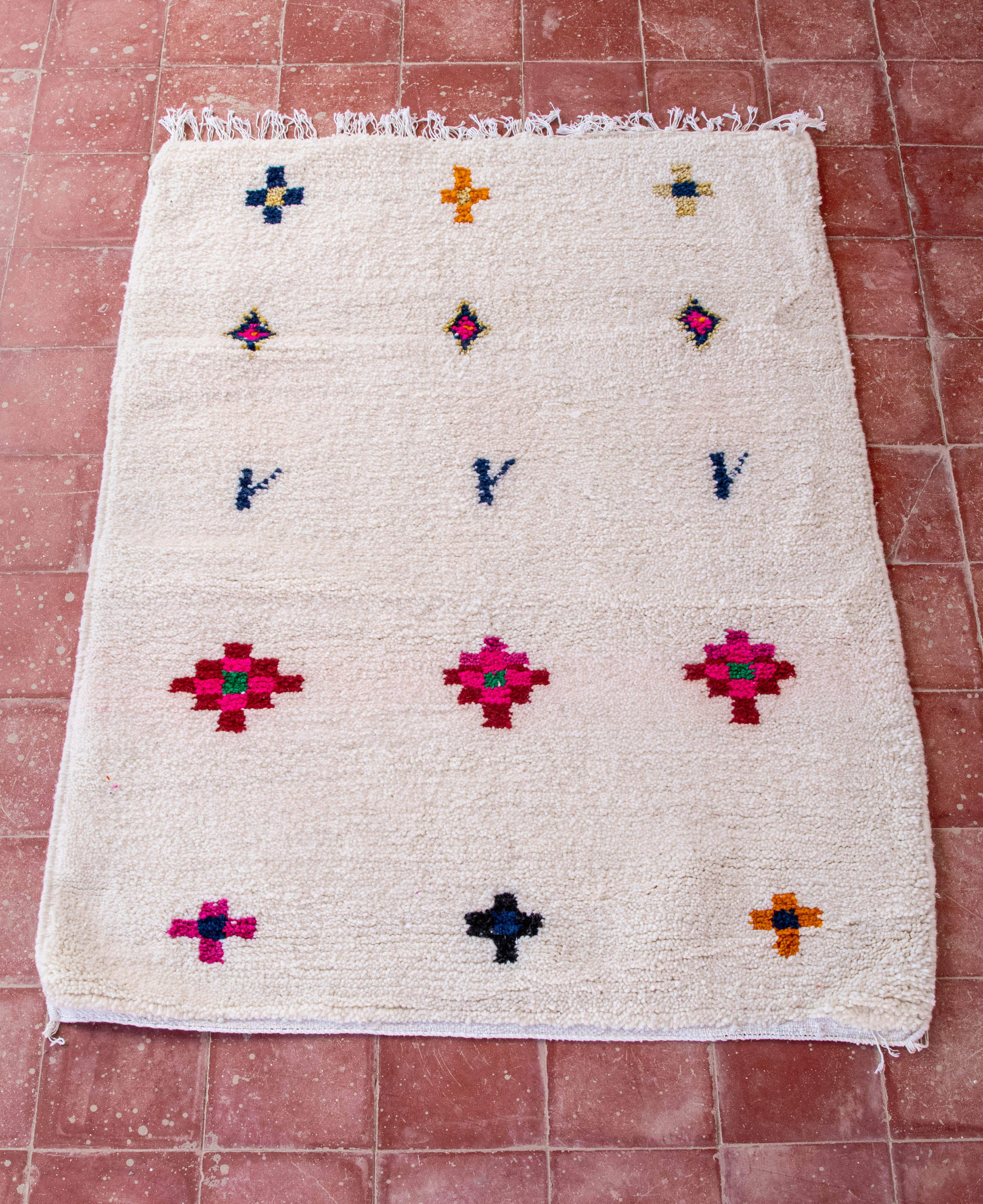 Moroccan Berber Beni Ourain Rug