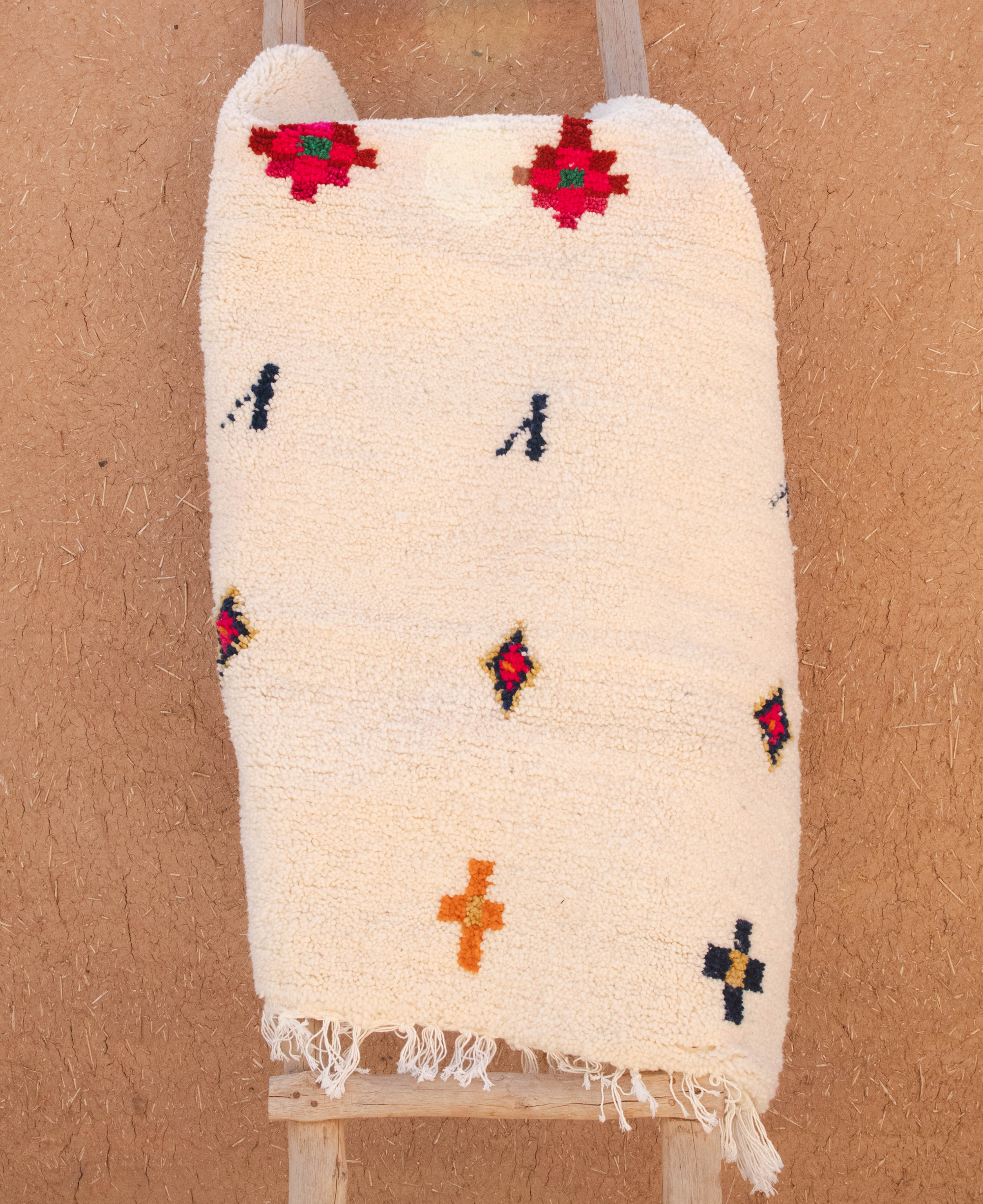 Moroccan Berber Beni Ourain Rug