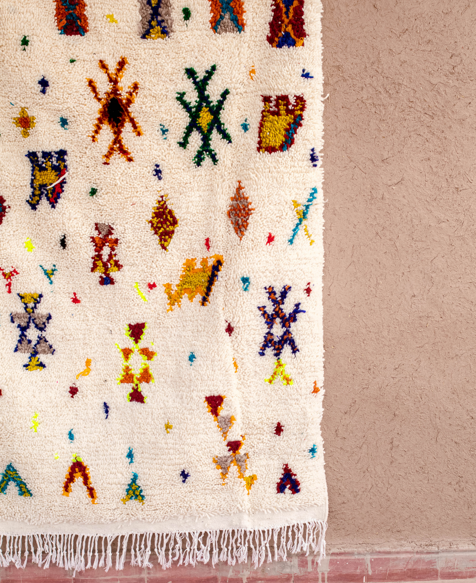 Moroccan Berber Beni Ourain Rug