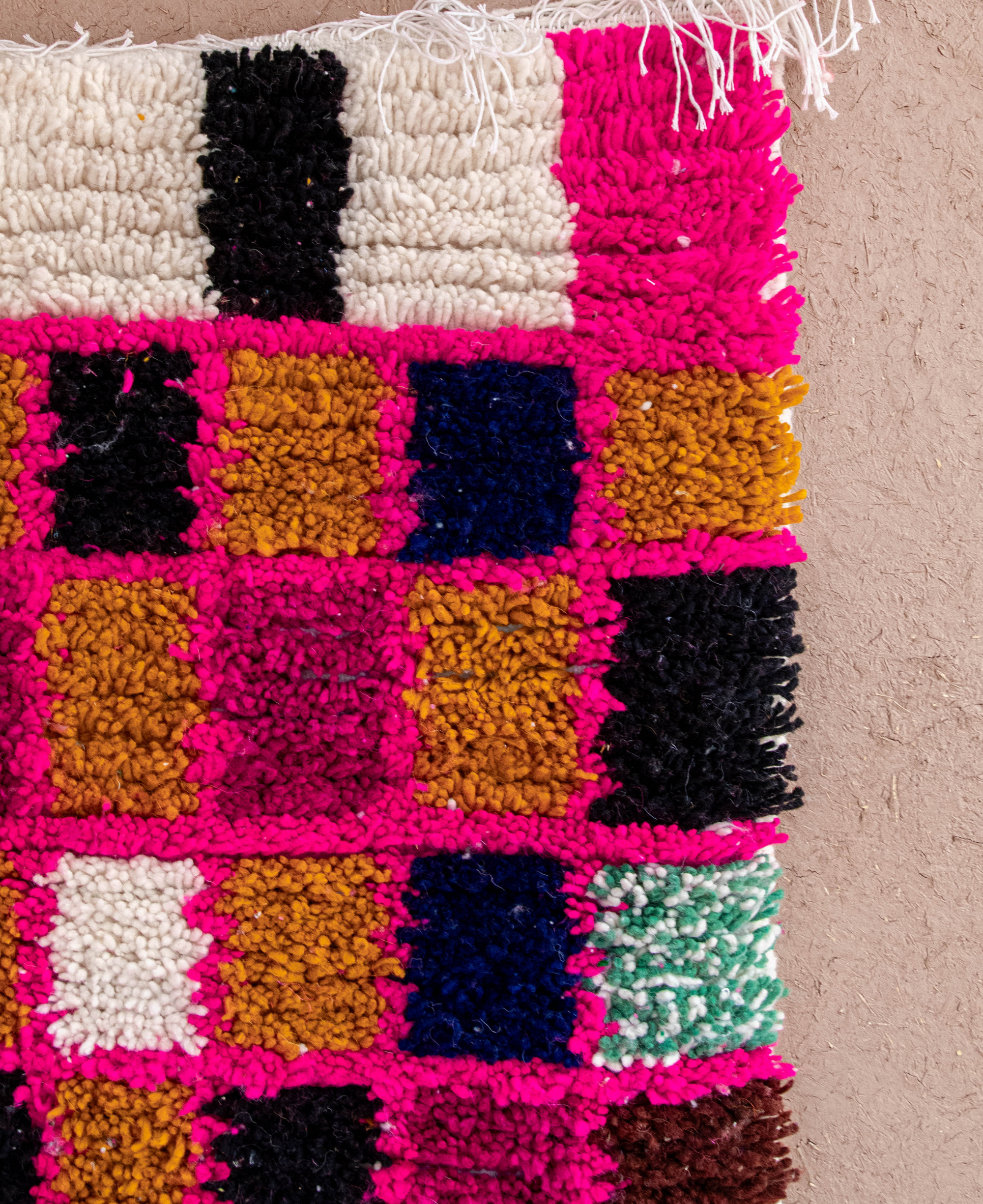 Moroccan Berber Beni Ourain Rug