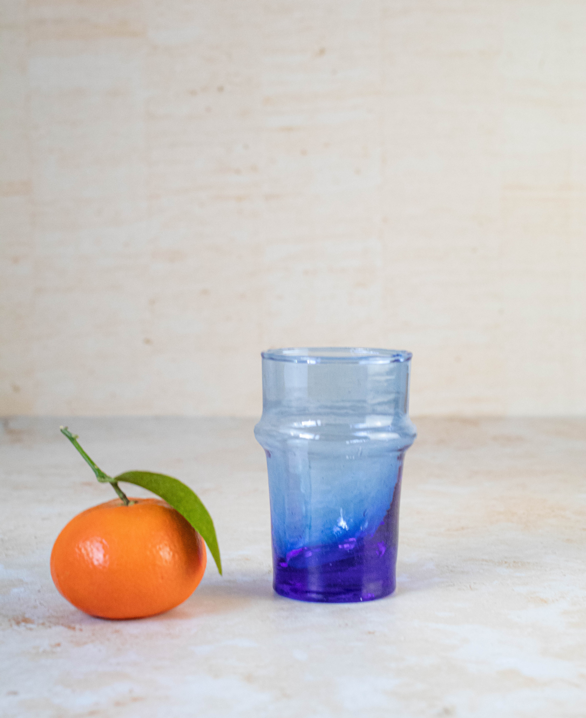 Recycled Moroccan Beldi Tea Glasses Set of 6