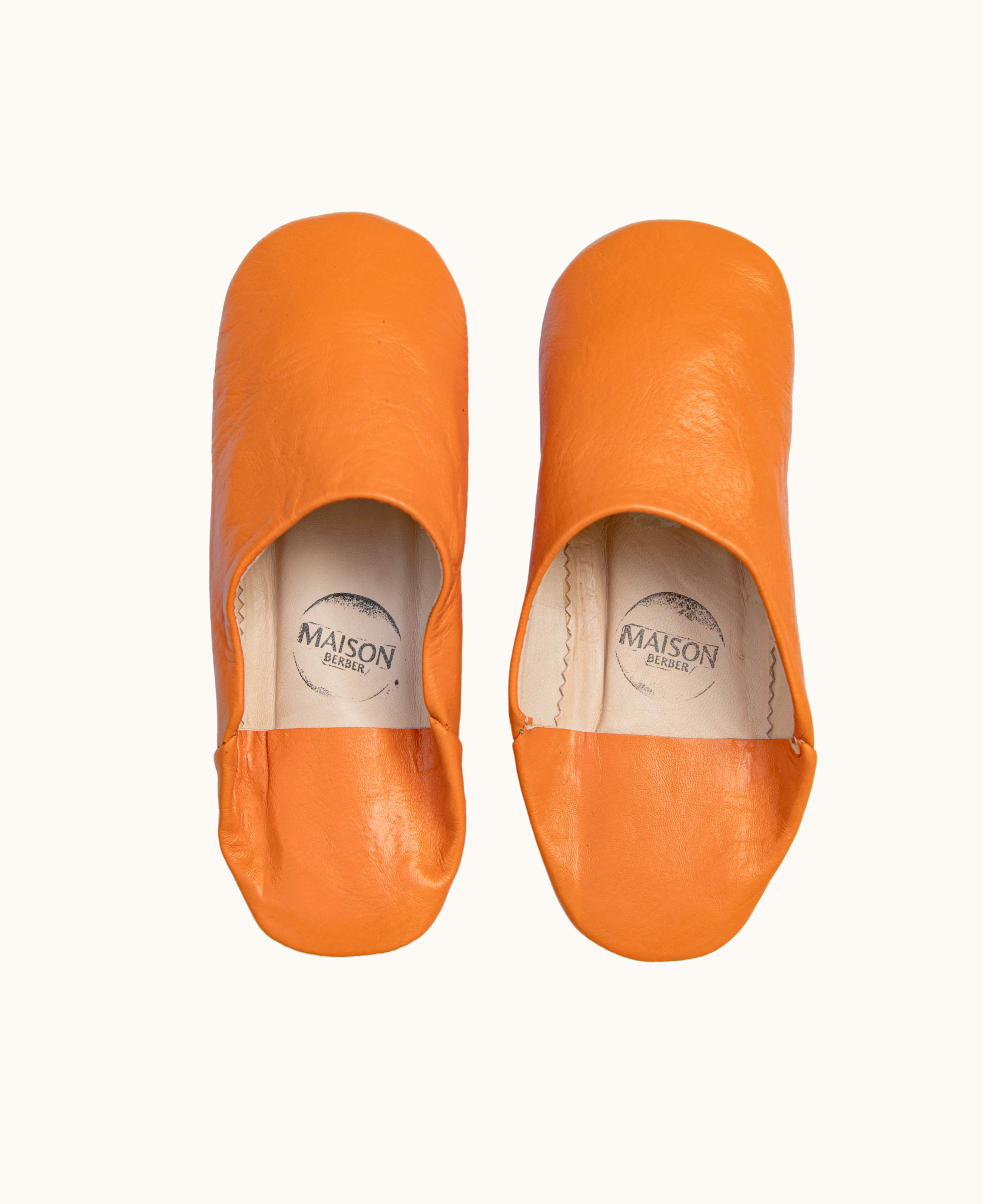 Moroccan Babouche Slippers, Clementine