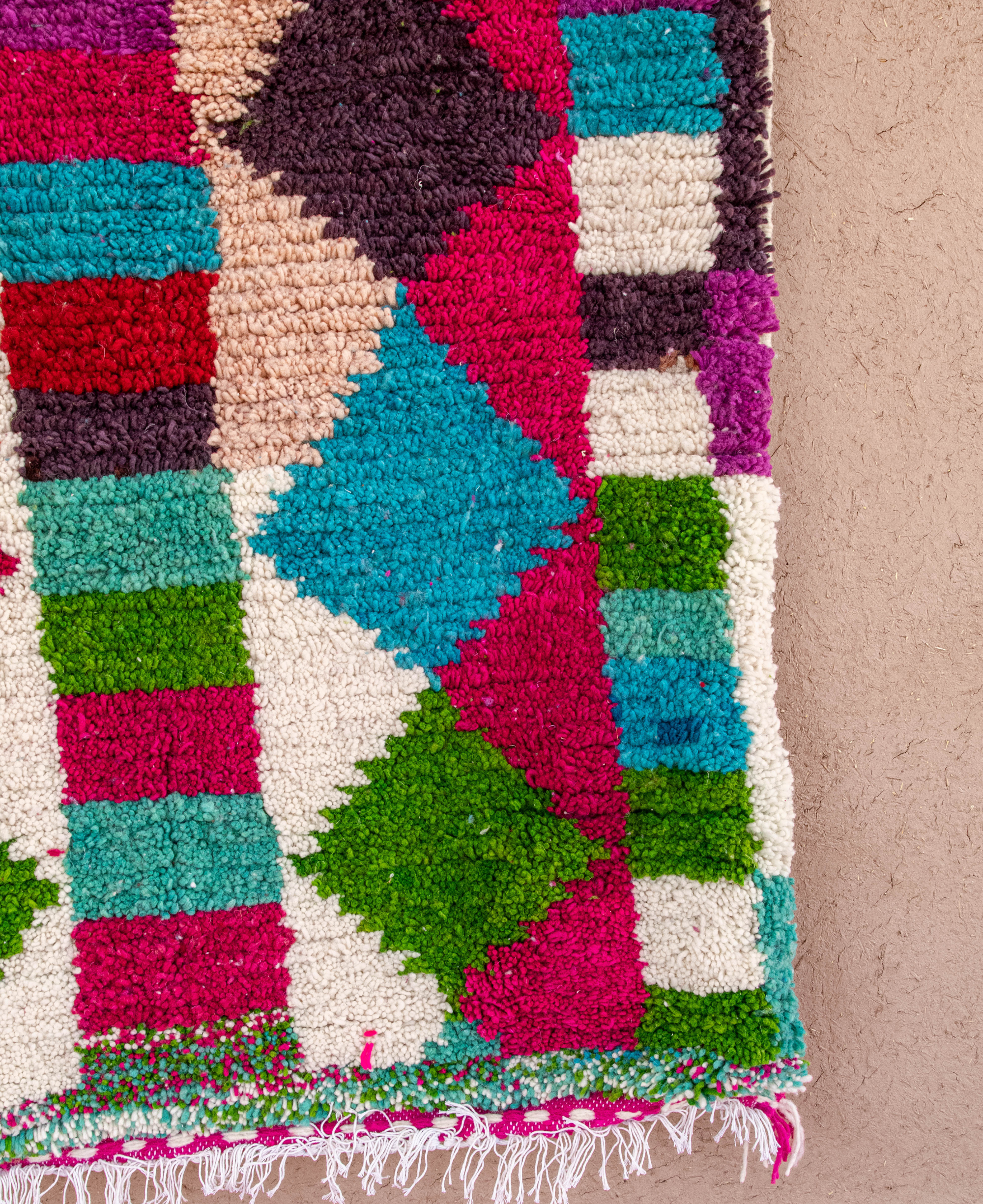 Moroccan Berber Beni Ourain Rug