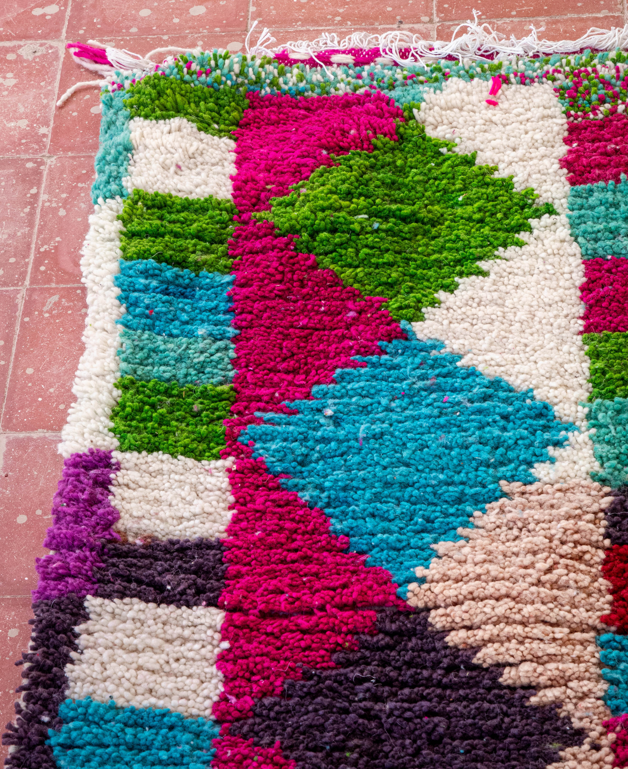 Moroccan Berber Beni Ourain Rug