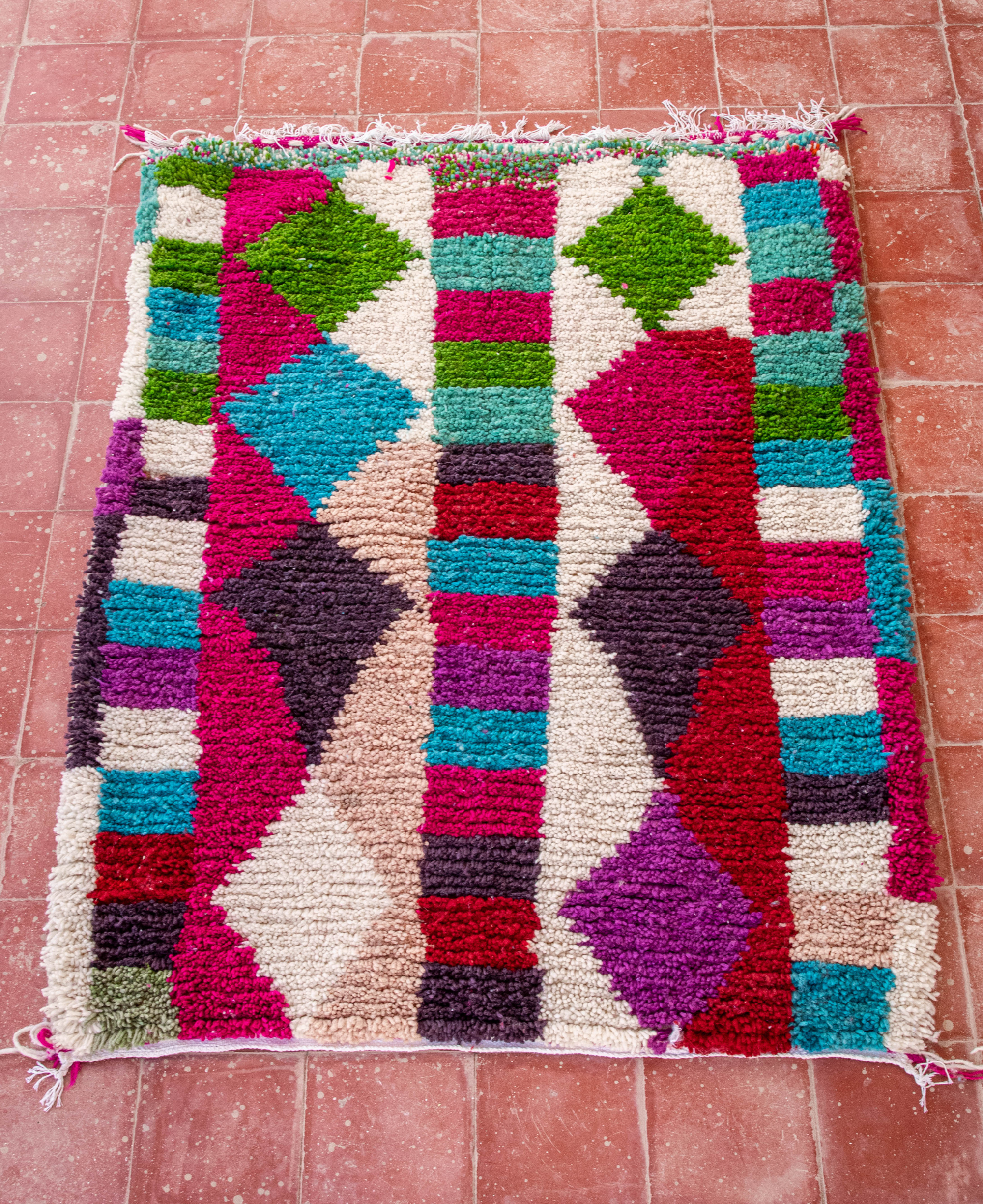 Moroccan Berber Beni Ourain Rug