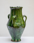 Handcrafted Tamegroute Green Vase
