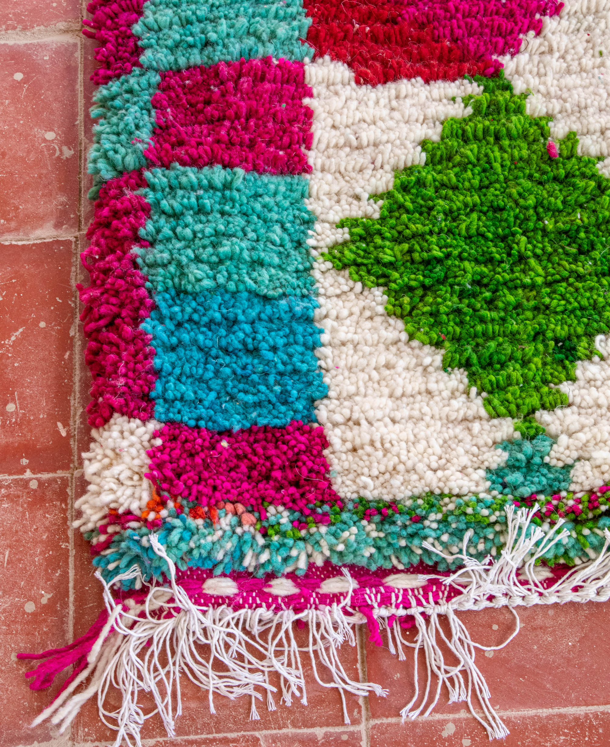 Moroccan Berber Beni Ourain Rug