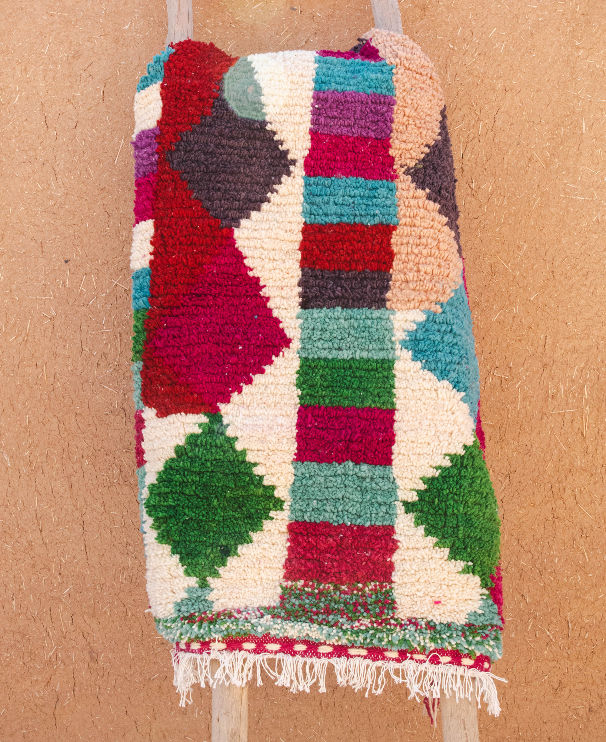 Moroccan Berber Beni Ourain Rug