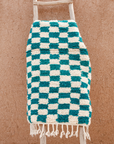 Moroccan Checkered Wool Rug