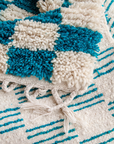 Moroccan Checkered Wool Rug