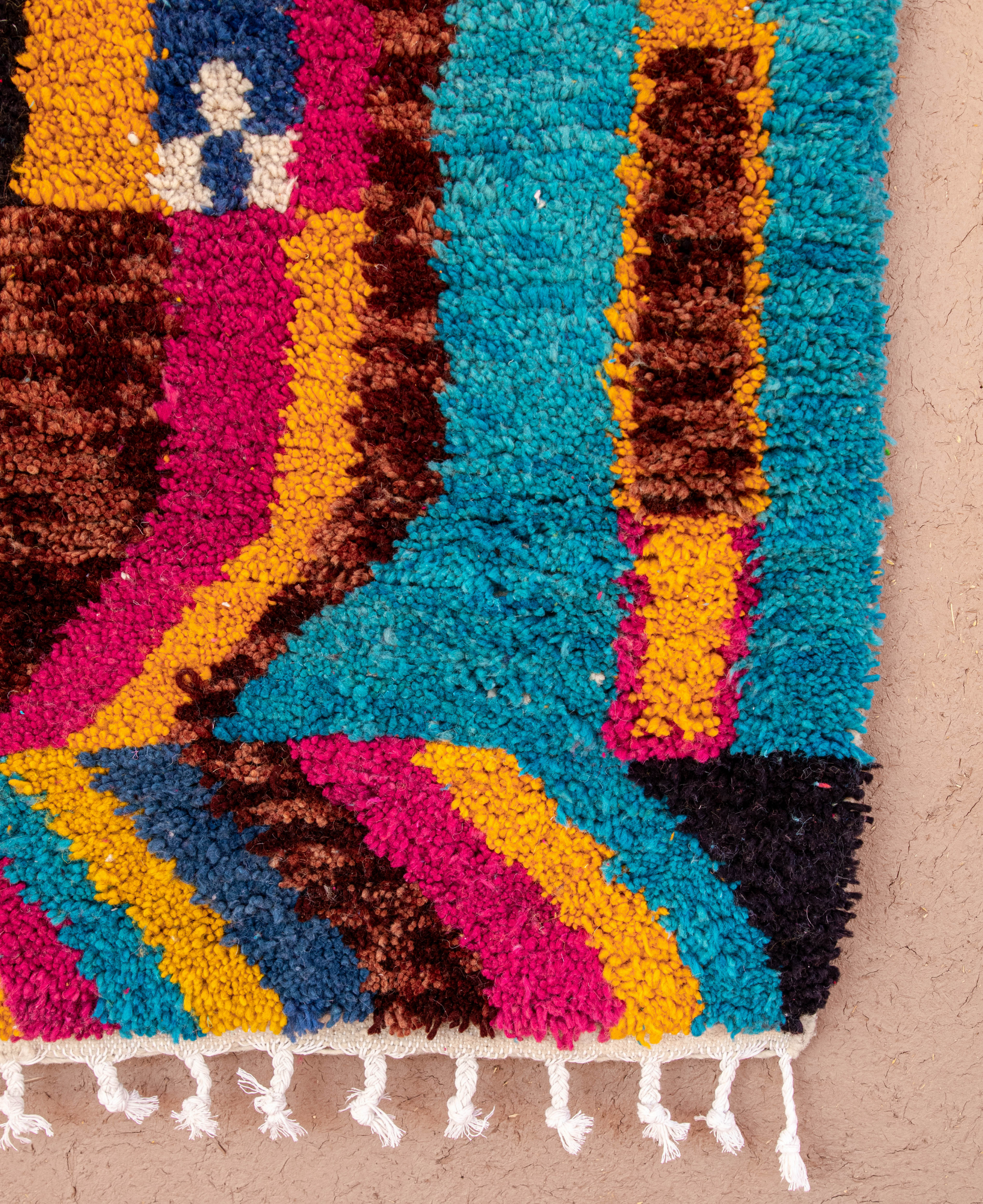 Moroccan Berber Beni Ourain Rug